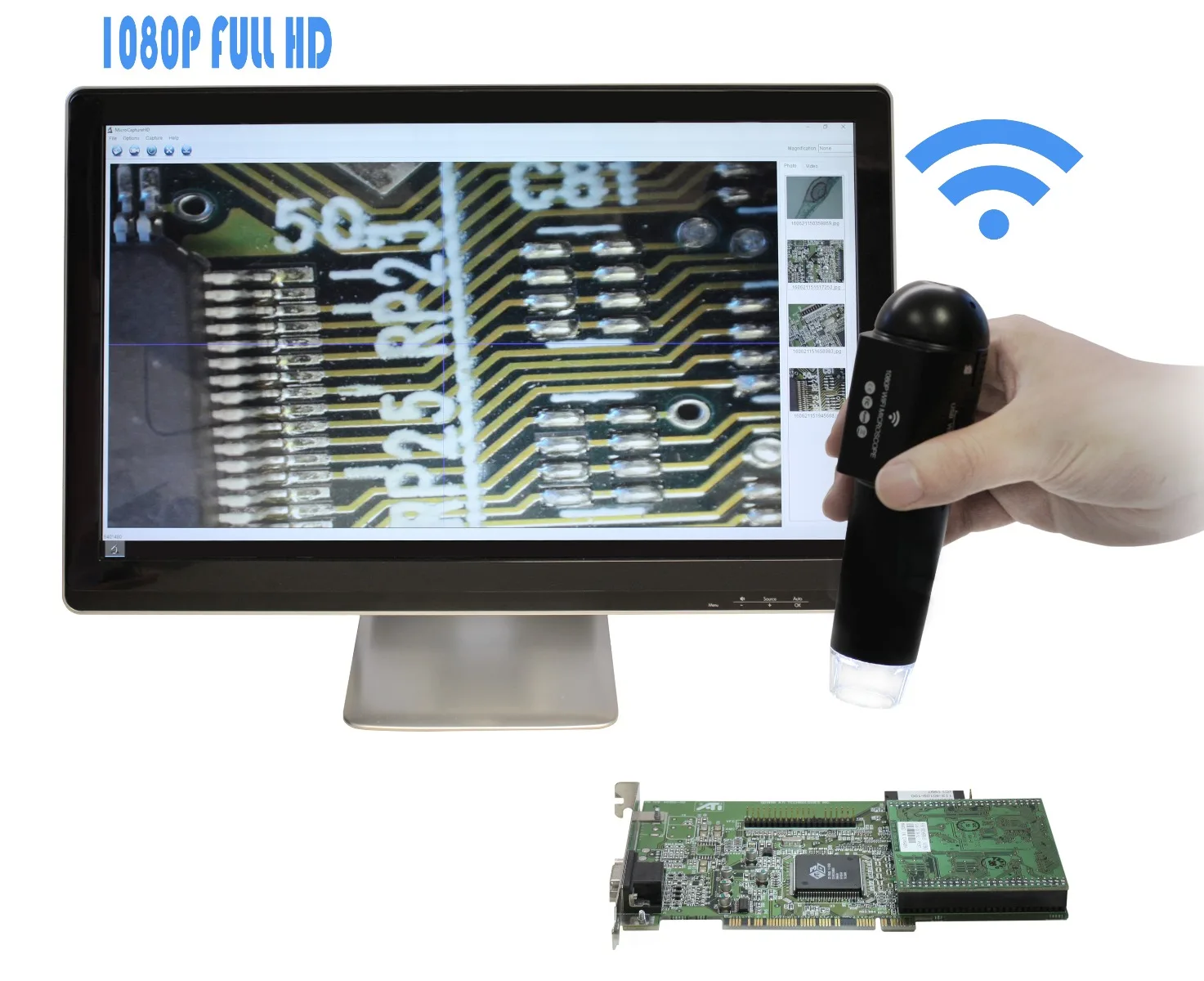 1080P Full HD Wi-Fi Digital Microscope - Image 2