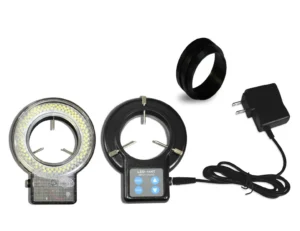 144-LED Four-Zone Ring Light with Intensity Control