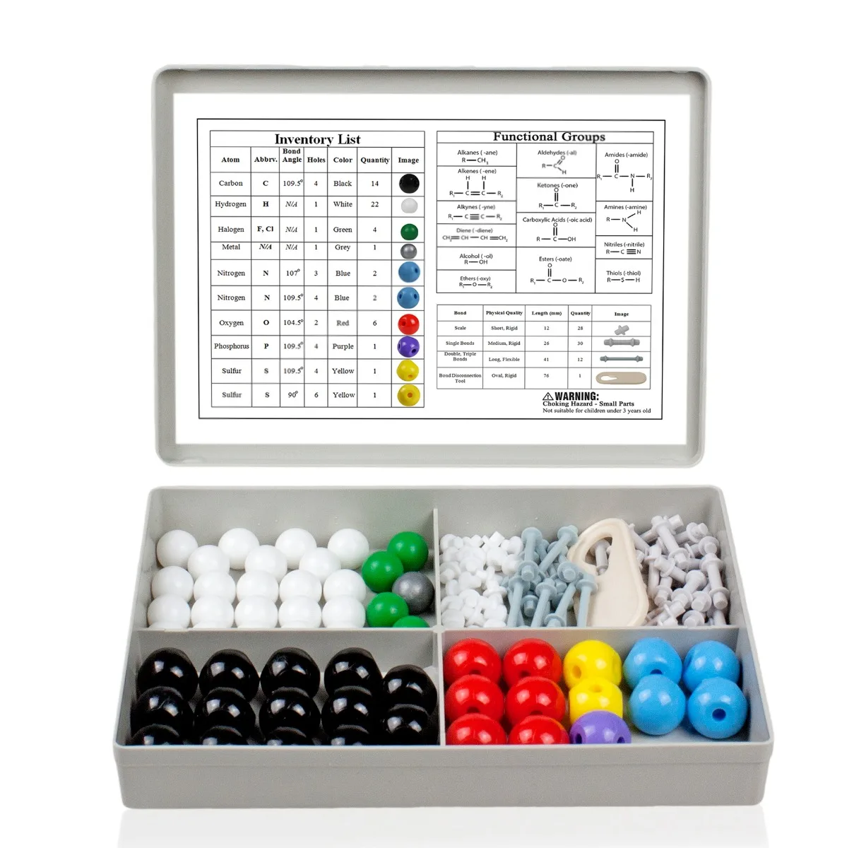 Inorganic and Organic Chemistry Model Set - 125pc