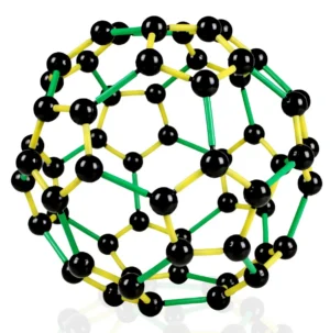 C-60 Buckminsterfullerene Molecular Model