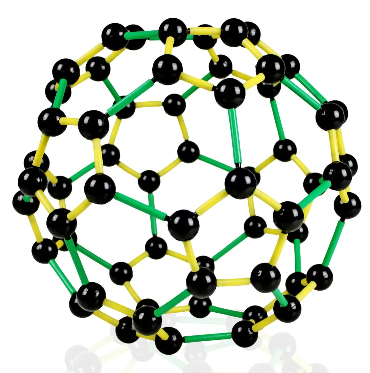 C-60 Buckminsterfullerene Molecular Model