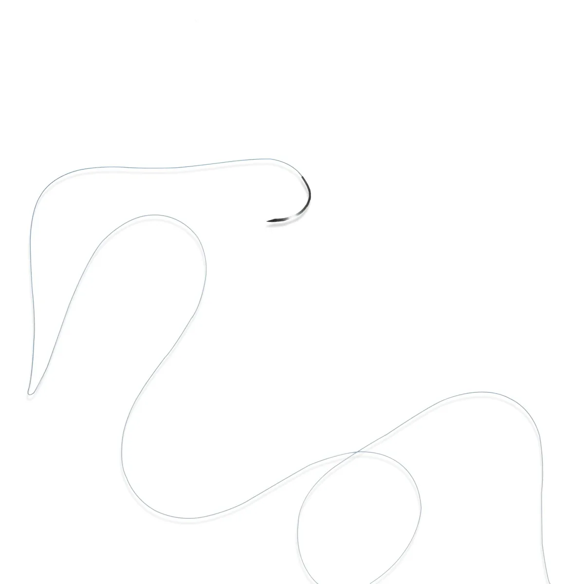 75cm Nylon Surgical Suture Thread with Curved Needle - Image 3