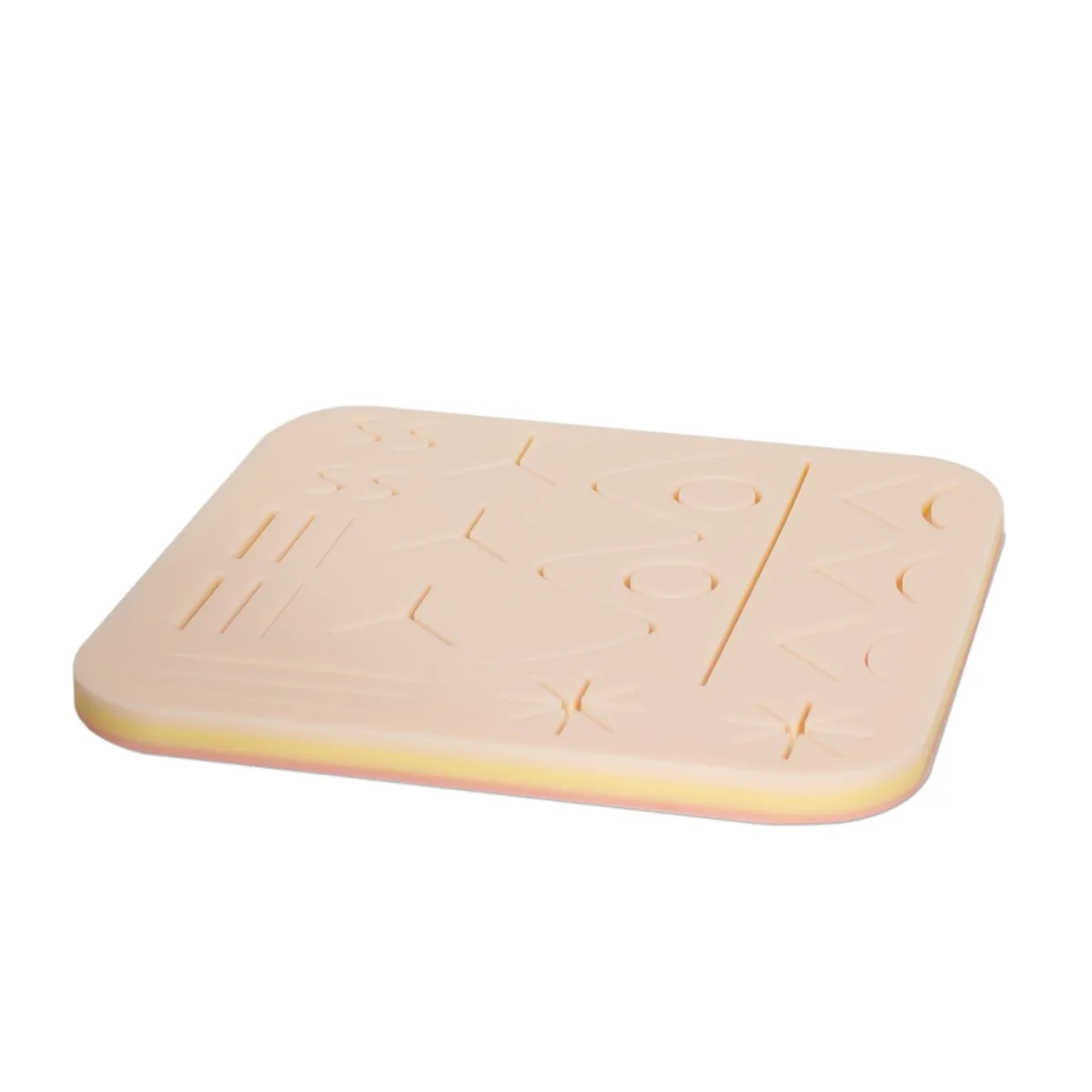 Suture Training Pad, 8" x 8", 27 Pre-Cut Wounds - Image 2