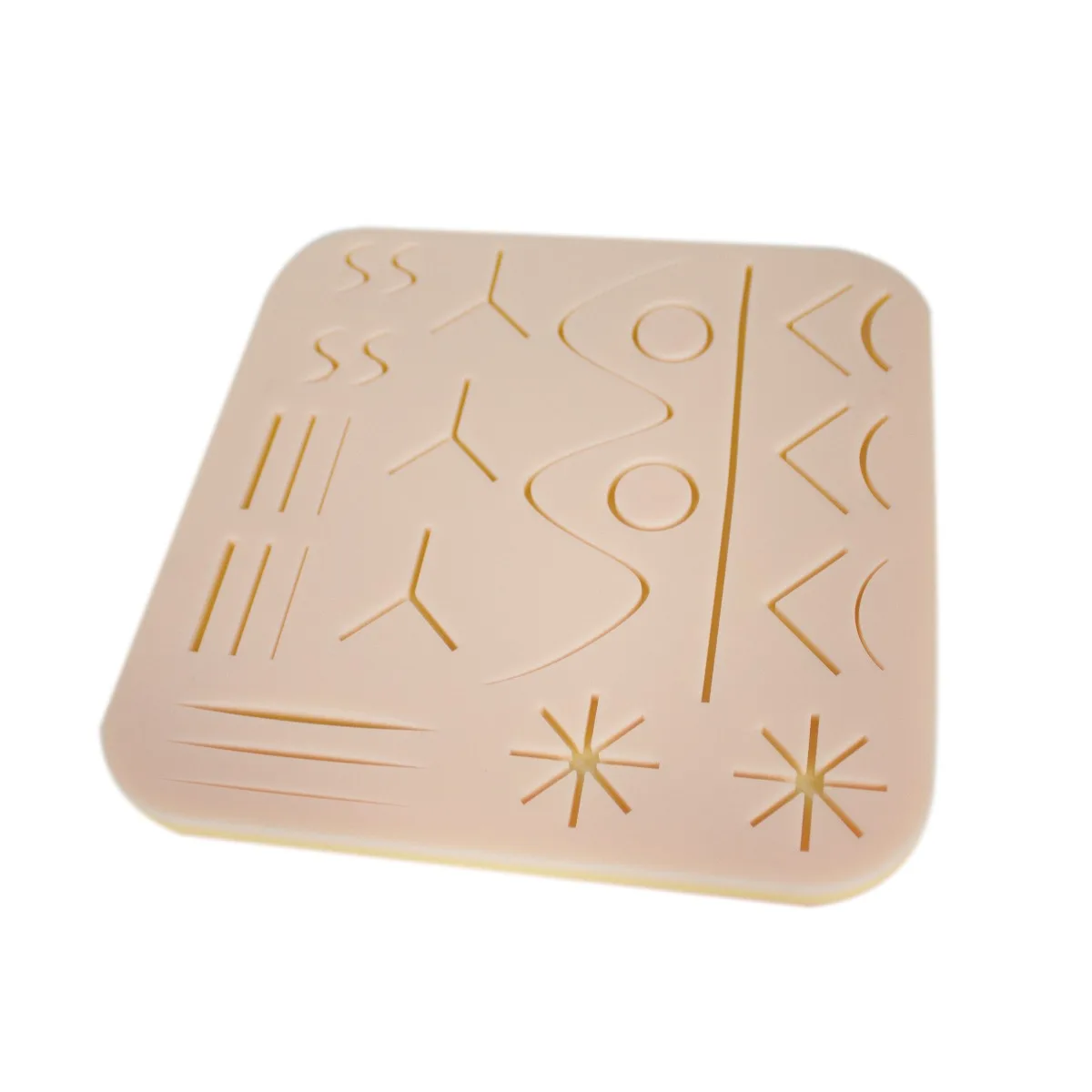 Suture Training Pad, 8" x 8", 27 Pre-Cut Wounds - Image 3