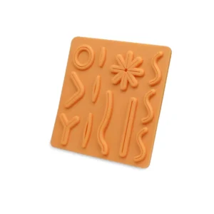 3D Suture Training Pad, 7.8" x 7.8", 12 Raised Lacerations