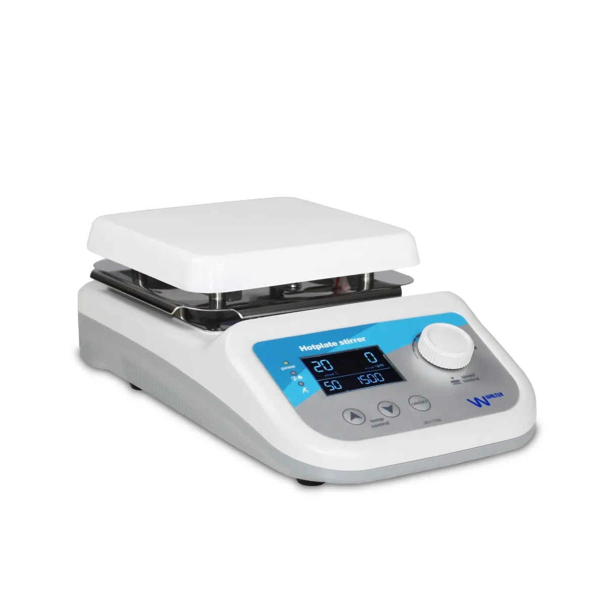 Digital Hotplate Stirrer with Temperature Probe & Support Stand - Image 2