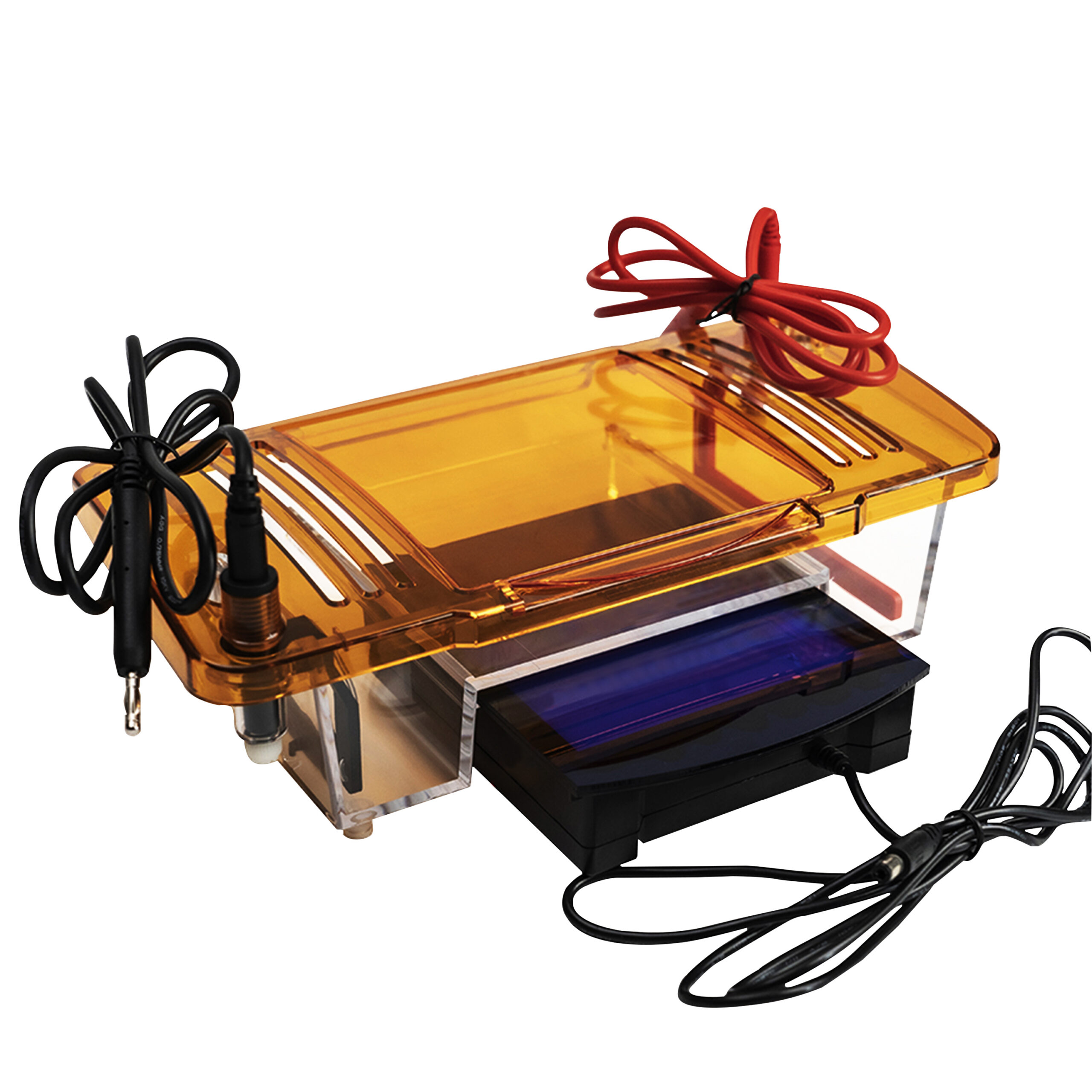 Horizontal Electrophoresis System w/Blue Light Illuminator